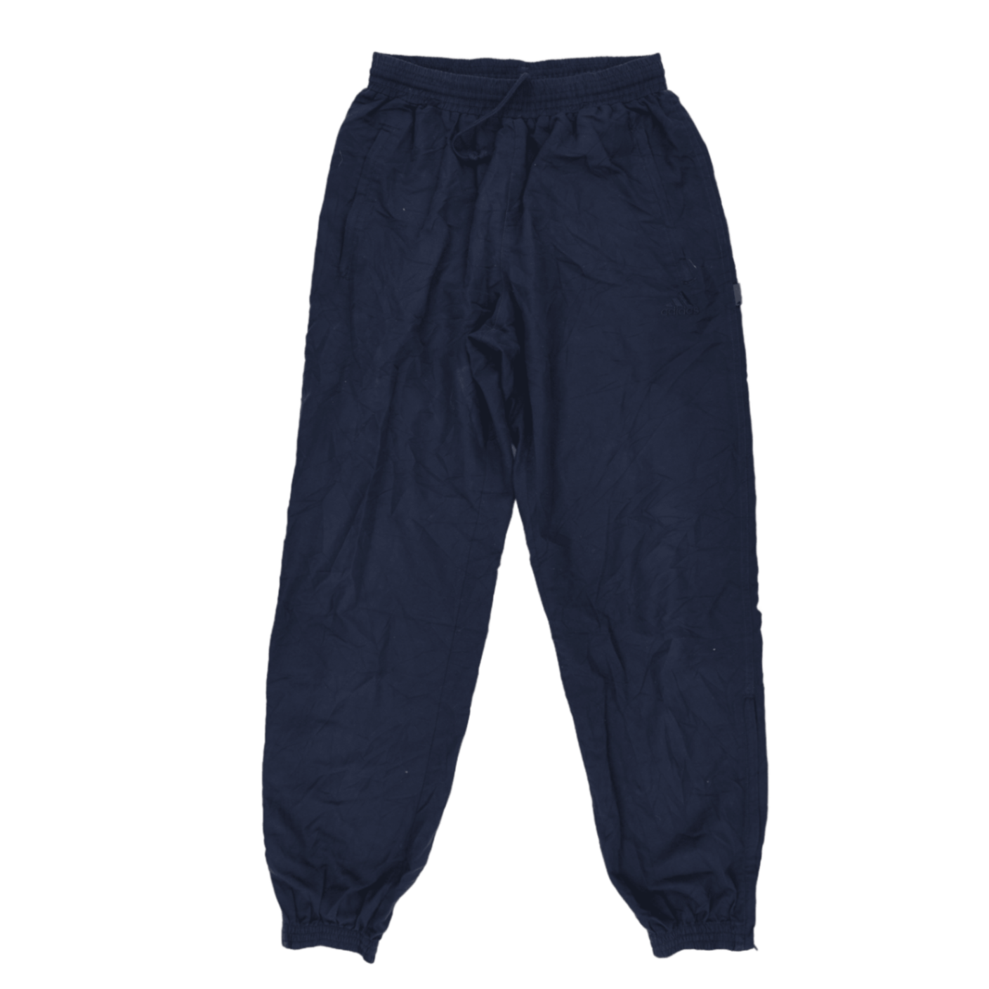 adidas Navy Blue Track Bottoms Men's Size L 77 cm Inseam 90 cm Waist Polyester