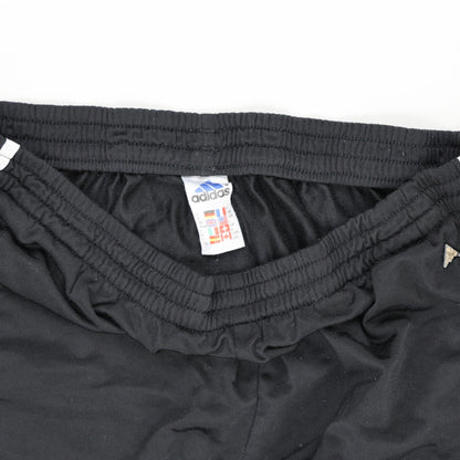 adidas Black Tracksuit Bottoms Men's Size L 80 cm Inseam 42 cm Waist Polyester