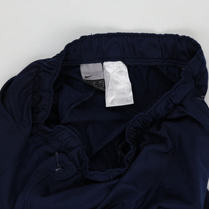 Nike Navy Blue Track Pants Men's Size L 76cm Inseam 40cm Waist Polyester
