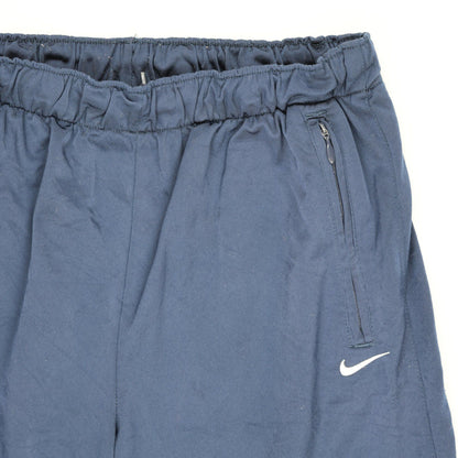 Nike Navy Blue Track Pants Men's Size L 76cm Inseam 40cm Waist Polyester