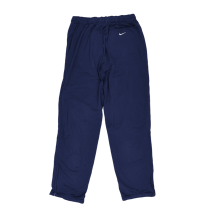 Nike Navy Blue Track Pants Men's Size L 76cm Inseam 40cm Waist Polyester
