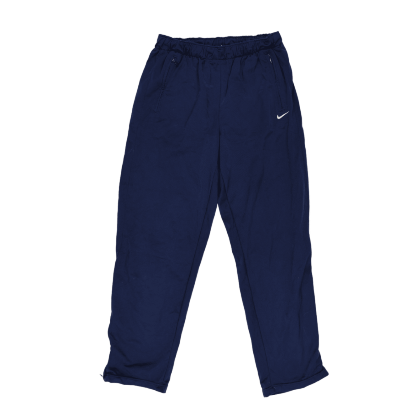 Nike Navy Blue Track Pants Men's Size L 76cm Inseam 40cm Waist Polyester