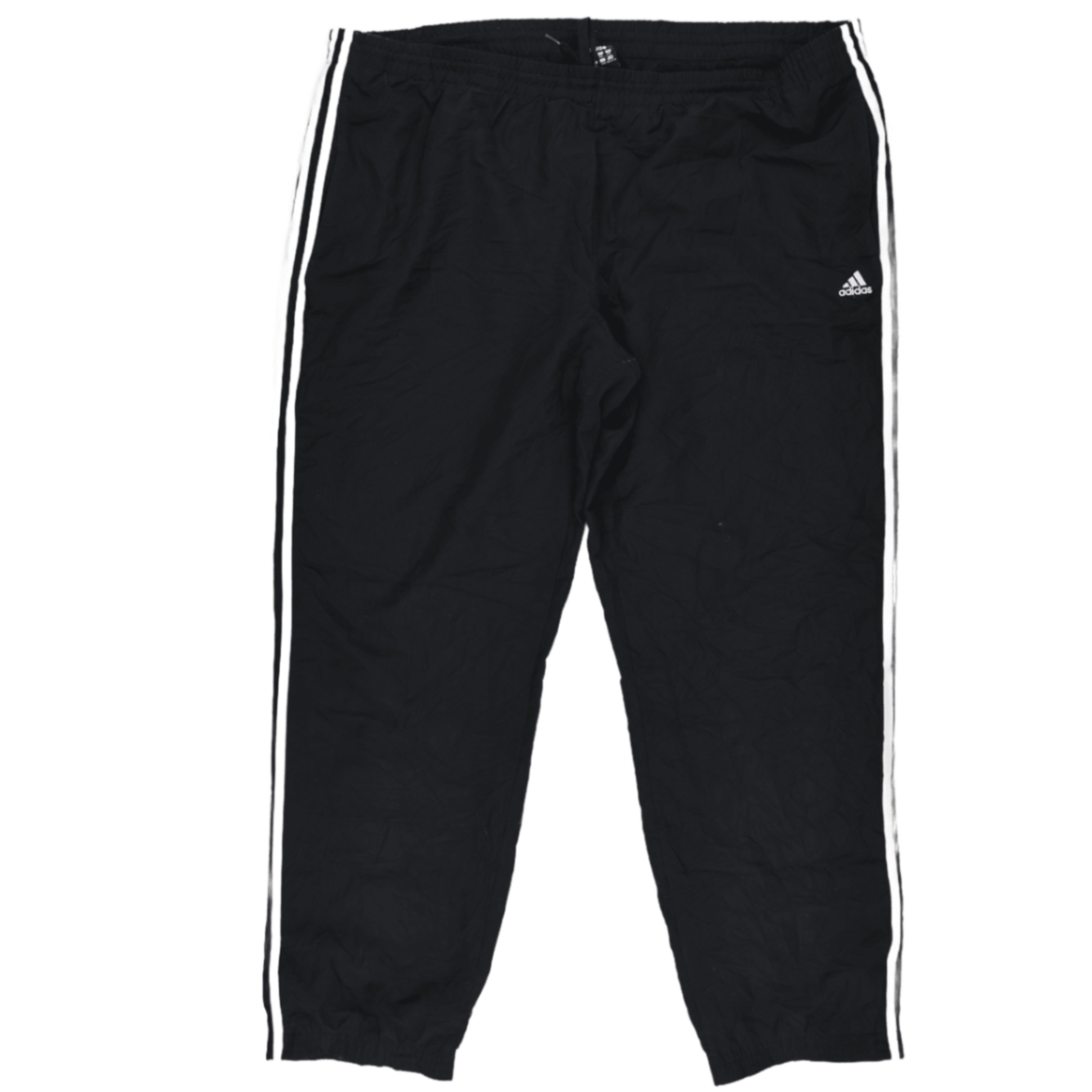 adidas Essentials Black Track Trousers 2XL 48 Waist 80 Inseam Polyester Mens
