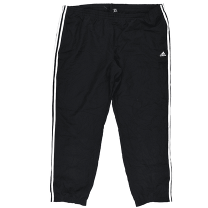 adidas Essentials Black Track Trousers 2XL 48 Waist 80 Inseam Polyester Mens