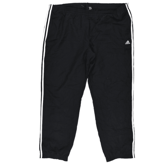 adidas Essentials Black Track Trousers 2XL 48 Waist 80 Inseam Polyester Mens