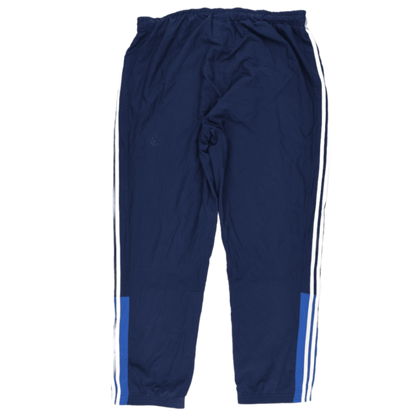 adidas Vintage Navy Blue Track Trousers 2XL Polyester Mens 81 cm Inseam