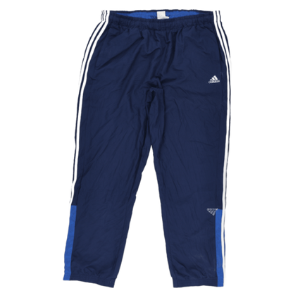 adidas Vintage Navy Blue Track Trousers 2XL Polyester Mens 81 cm Inseam
