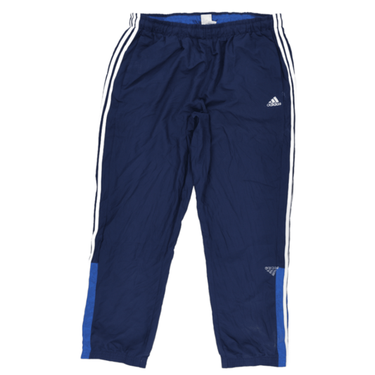 adidas Vintage Navy Blue Track Trousers 2XL Polyester Mens 81 cm Inseam