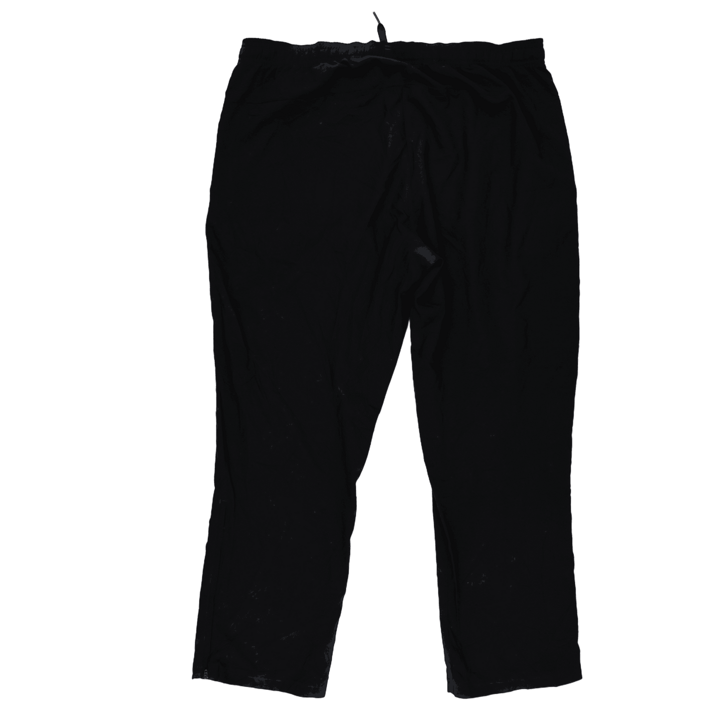 adidas Black Track Trousers Large 77 cm Inseam 40 cm Waist Polyester