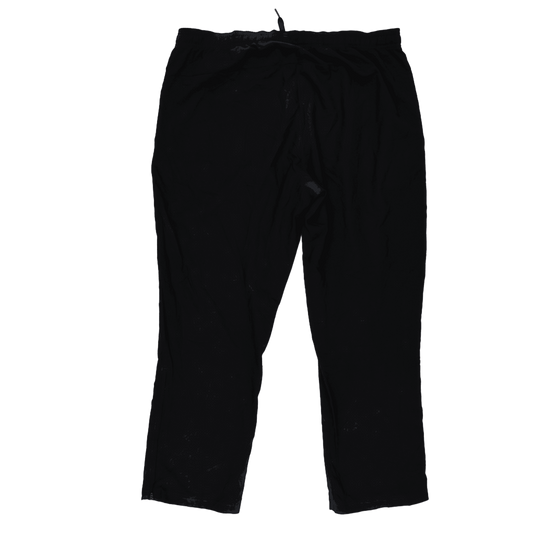 adidas Black Track Trousers Large 77 cm Inseam 40 cm Waist Polyester