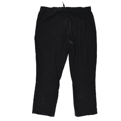adidas Black Track Trousers Large 77 cm Inseam 40 cm Waist Polyester