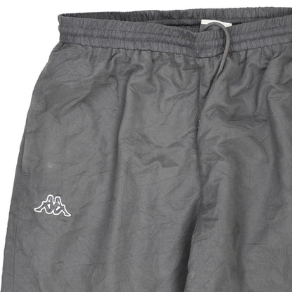 Kappa Black Nylon Track Trousers XXL Men's Clothing 44 Inseam
