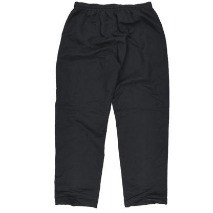 Kappa Black Nylon Track Trousers XXL Men's Clothing 44 Inseam