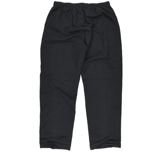 Kappa Black Nylon Track Trousers XXL Men's Clothing 44 Inseam