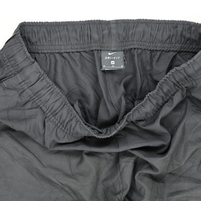 Nike Dri-FIT Black Athletic Track Trousers Men Size Medium Polyester 76 Inseam