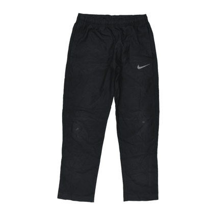 Nike Dri-FIT Black Athletic Track Trousers Men Size Medium Polyester 76 Inseam