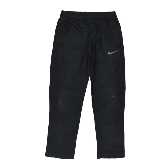 Nike Dri-FIT Black Athletic Track Trousers Men Size Medium Polyester 76 Inseam
