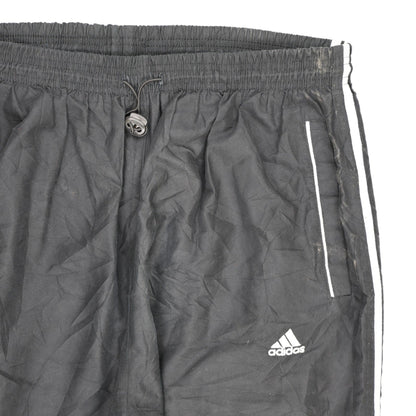 adidas Vintage Black Track Pants XXL 44 Inch Polyester Mens