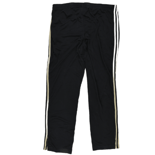 Adidas Track Pants Black Large Polyester Men's 78cm Inseam
