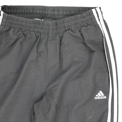 adidas Essentials Black Trackpants Men's Medium 38 Waist 77 Inseam Polyester