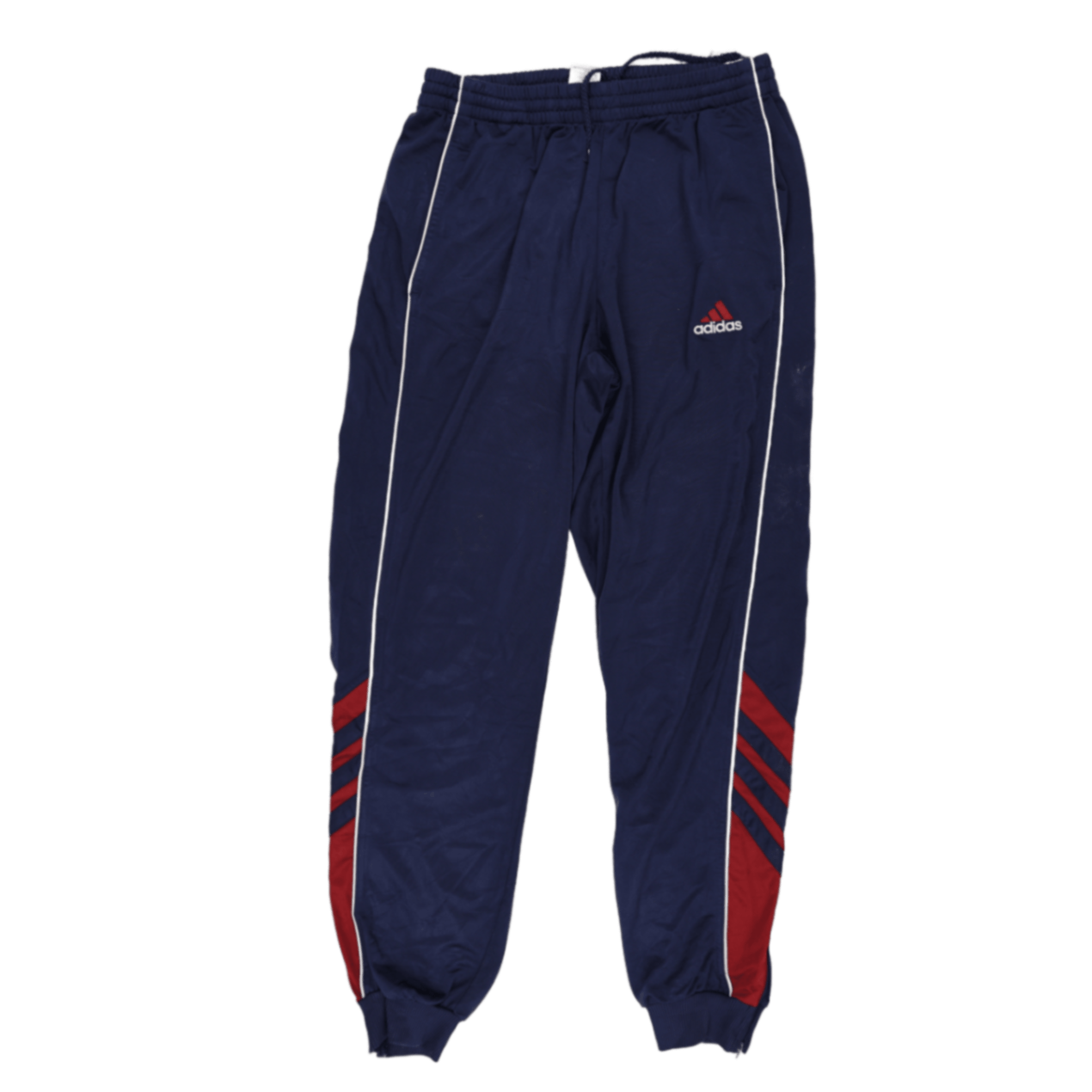 adidas Vintage Track Pants Navy Blue Large 78 cm Inseam Polyester