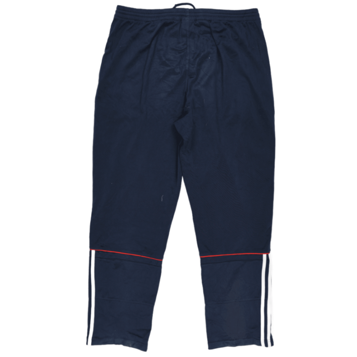 adidas Navy Blue Track Pants Large Polyester Vintage Men's Clothing