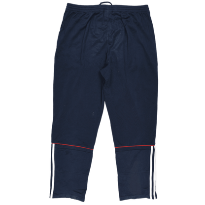 adidas Navy Blue Track Pants Large Polyester Vintage Men's Clothing