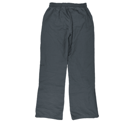 PUMA Grey Straight Leg Trousers for Men Size L Polyester 78 cm Inseam