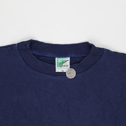 Wrangler Vintage Blue Crewneck Sweatshirt Men's XL Cotton Pullover