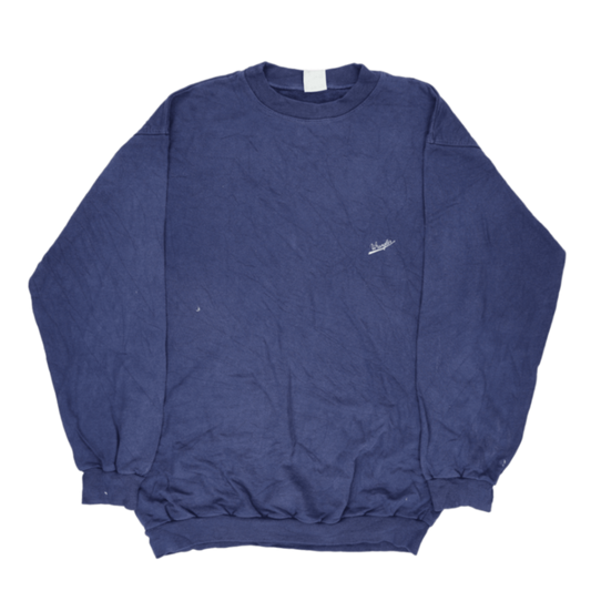 Wrangler Vintage Blue Crewneck Sweatshirt Men's XL Cotton Pullover