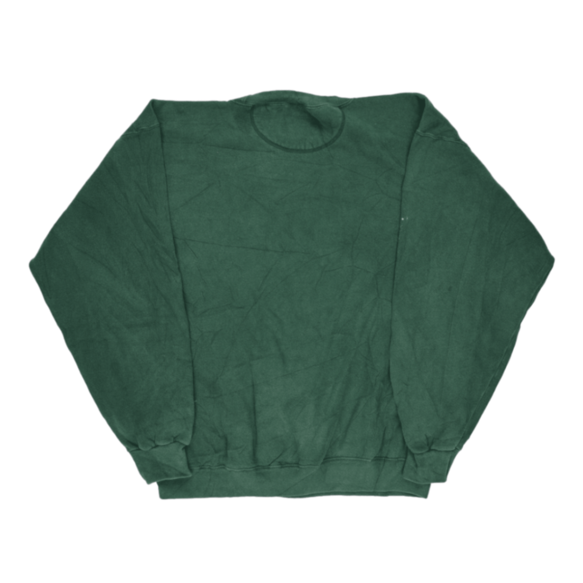 Hard Rock Cafe Vintage Green Crewneck Pullover Sweatshirt Large Cotton Blend