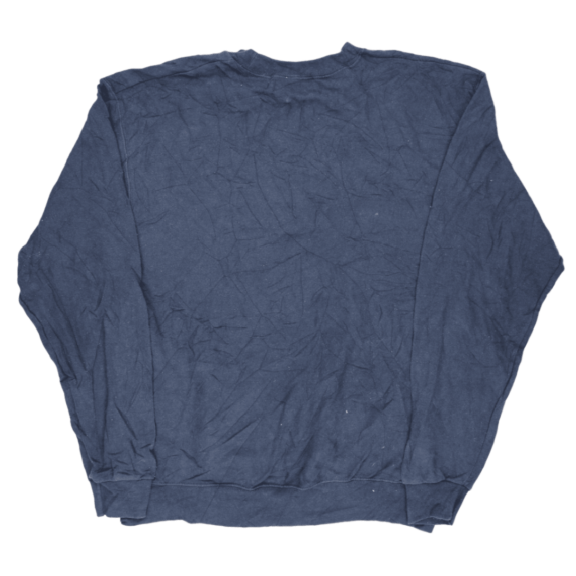 Champion Vintage Navy Crew Neck Sweatshirt Large Cotton Blend