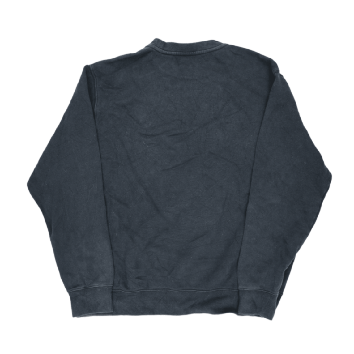 Nike Black Crew Neck Sweatshirt Large Cotton Blend