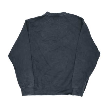 Nike Black Crew Neck Sweatshirt Large Cotton Blend
