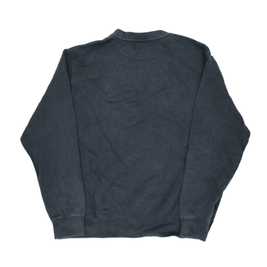 Nike Black Crew Neck Sweatshirt Large Cotton Blend