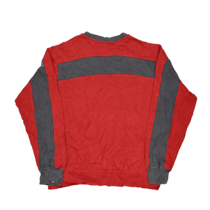 PUMA Vintage Crew Neck Sweatshirt Red Charcoal XL Cotton Blend
