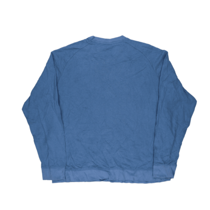 Kappa Vintage Blue Pullover Sweatshirt XX-Large Cotton Blend Crew Neck