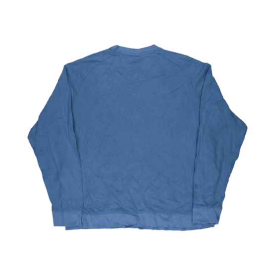 Kappa Vintage Blue Pullover Sweatshirt XX-Large Cotton Blend Crew Neck