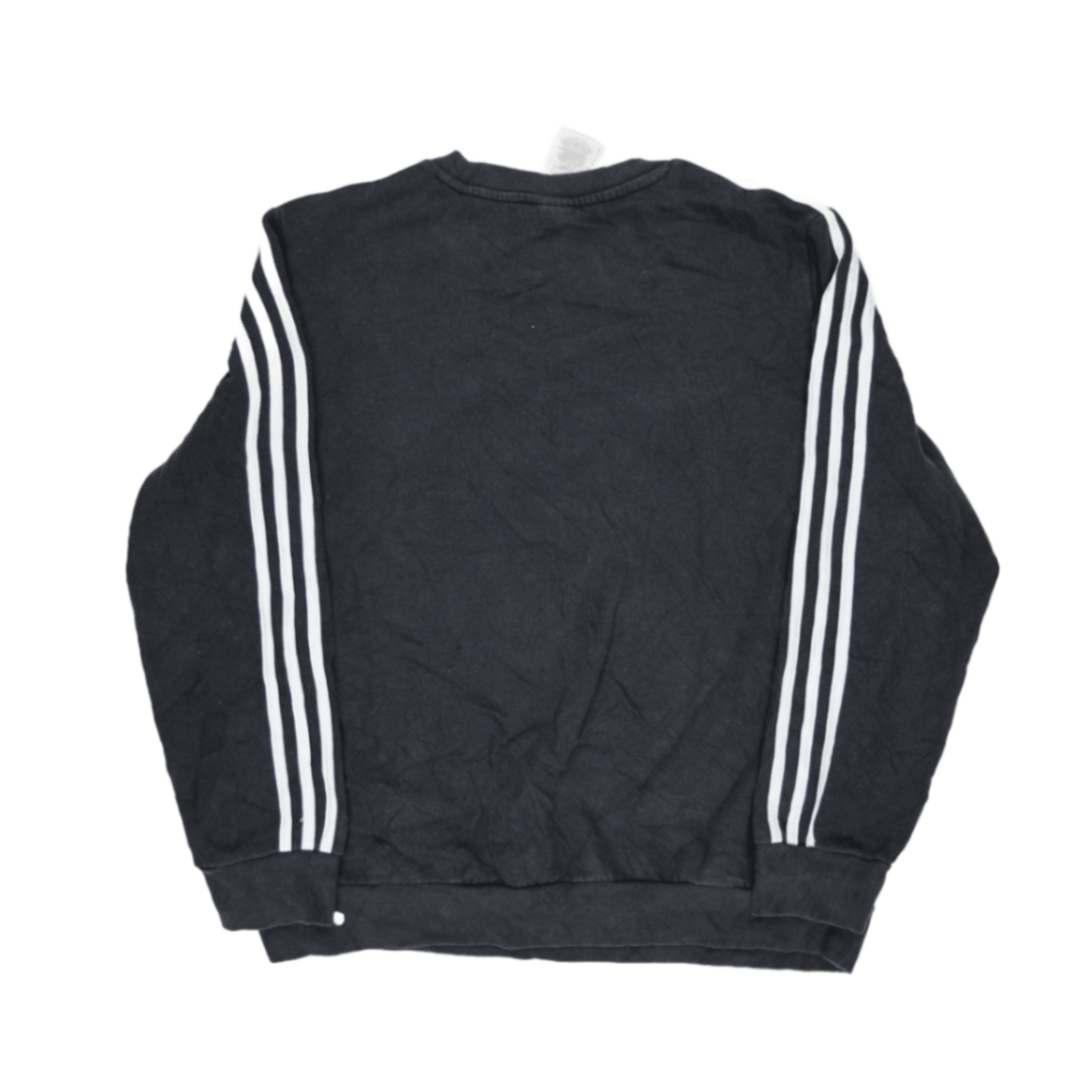 Adidas Black Crew Neck Sweatshirt Large Cotton Men's Activewear
