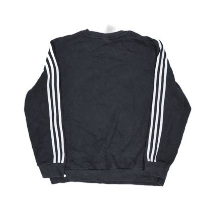 Adidas Black Crew Neck Sweatshirt Large Cotton Men's Activewear