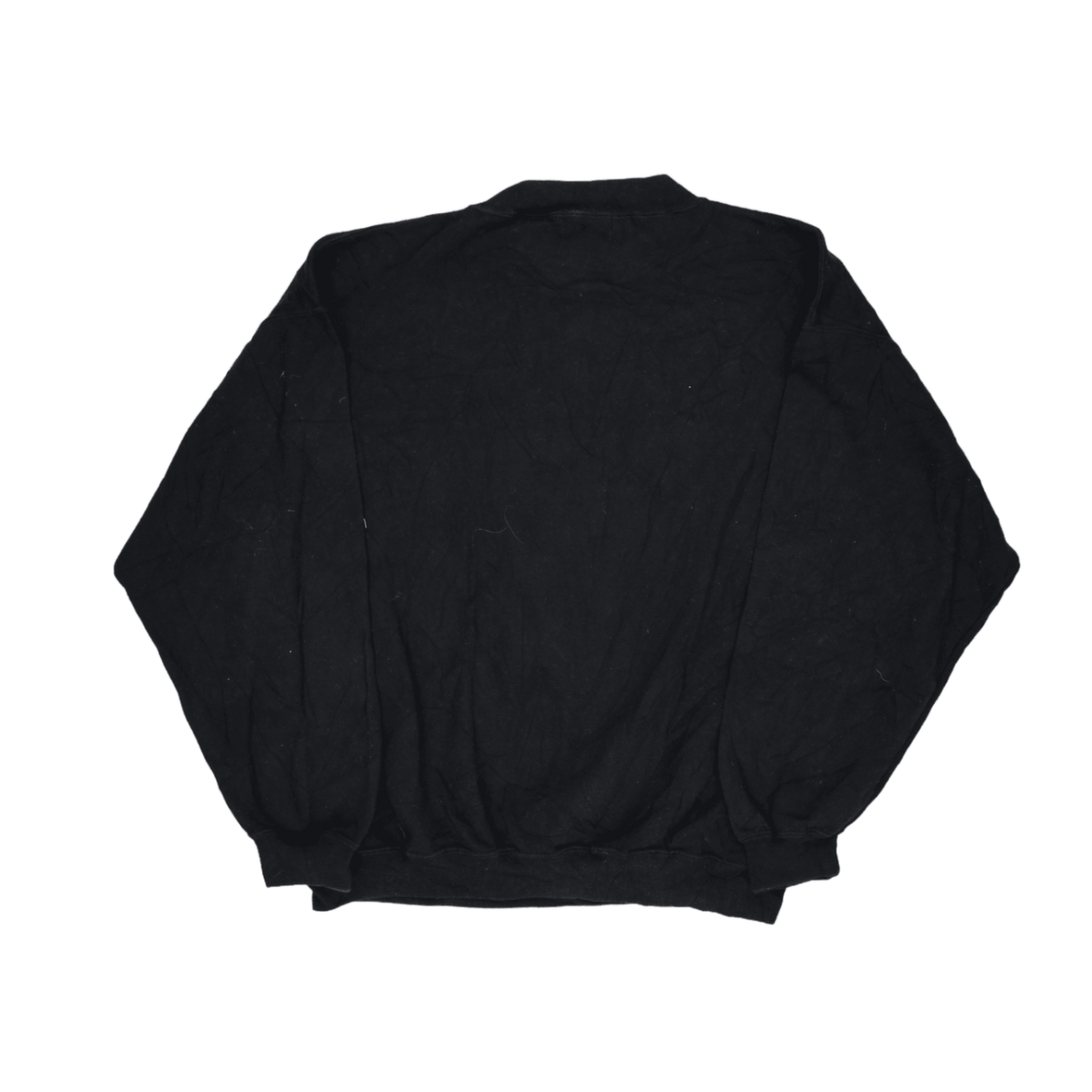 NAF NAF Vintage Black Sweatshirt Crew Neck Large Cotton Blend