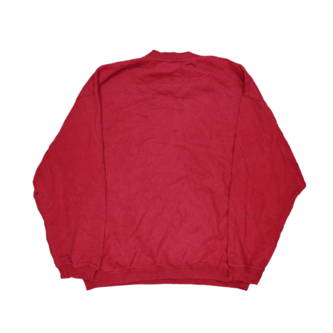 Reebok Vintage Red Crew Neck Sweatshirt Large to Extra Large Cotton Blend