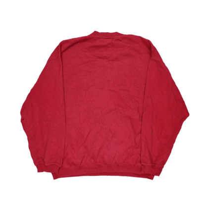 Reebok Vintage Red Crew Neck Sweatshirt Large to Extra Large Cotton Blend