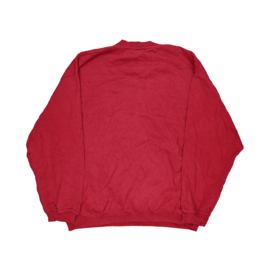 Reebok Vintage Red Crew Neck Sweatshirt Large to Extra Large Cotton Blend