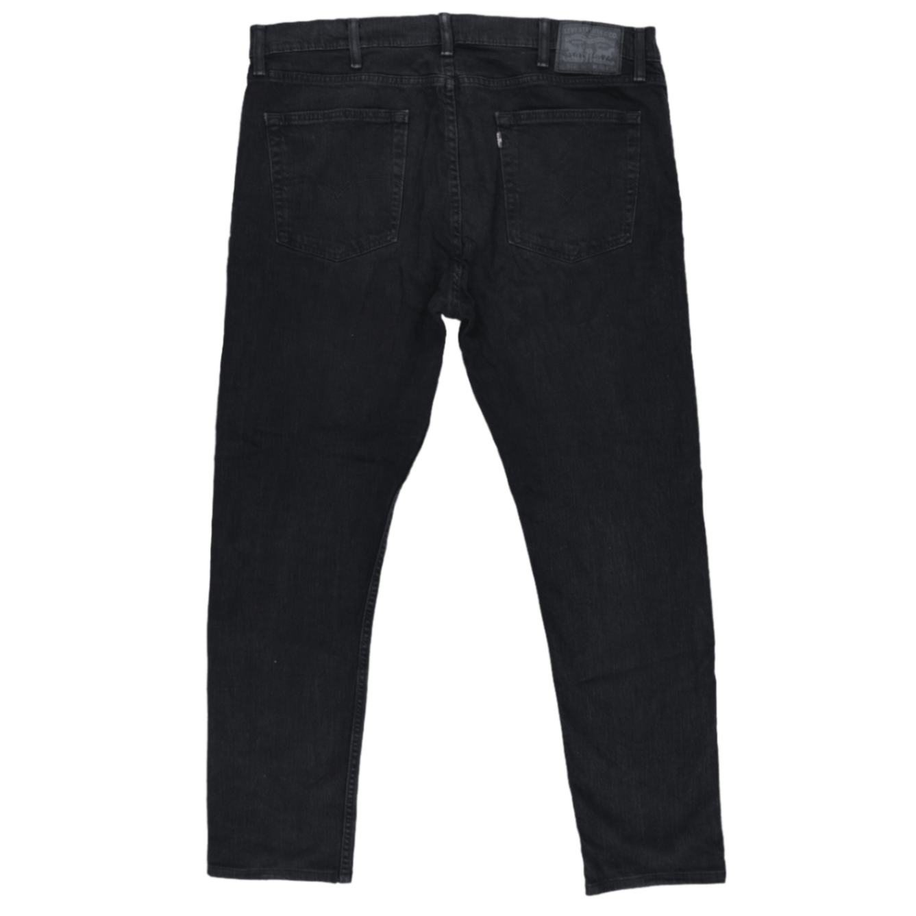 Levi's 512 Slim Taper Fit Black Stretch Jeans 34W 32L Cotton Blend