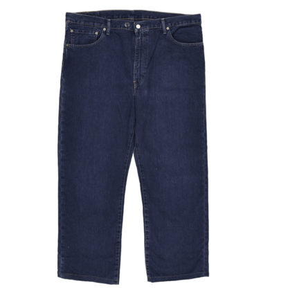Levi's 505 Regular Fit Men's Dark Blue Denim Jeans W40 L30 Cotton Straight Leg