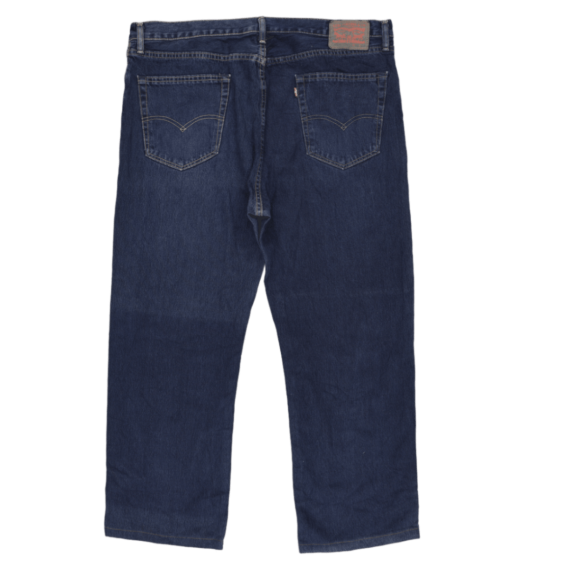 Levi's 505 Regular Fit Men's Dark Blue Denim Jeans W40 L30 Cotton Straight Leg