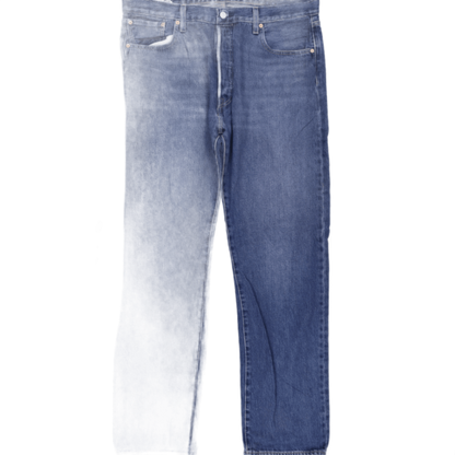 Levi's 501 Classic Straight Leg Blue Denim Jeans W38 L34 Cotton Vintage Men's
