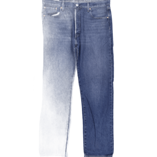Levi's 501 Classic Straight Leg Blue Denim Jeans W38 L34 Cotton Vintage Men's