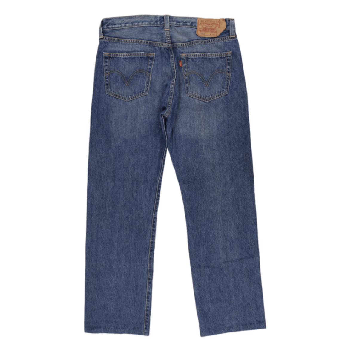 Levi's 501 Original Fit Straight Leg Blue Jeans W35 L31 100% Cotton